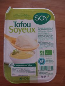 Tofu soyeux pour recette tiramisu