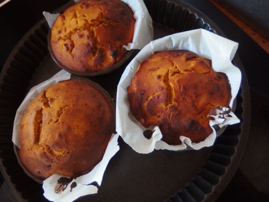 Muffins au potimarron et épices sans gluten